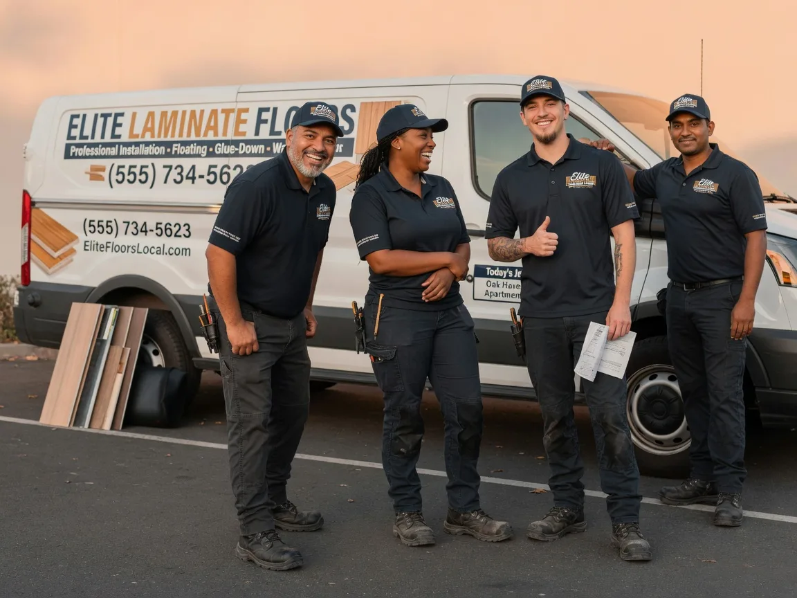Laminate flooring installation company in Fishersville, VA